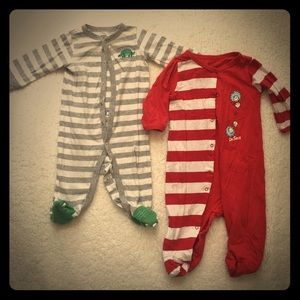 Carters and Dr. Suess Footie Pajama set
